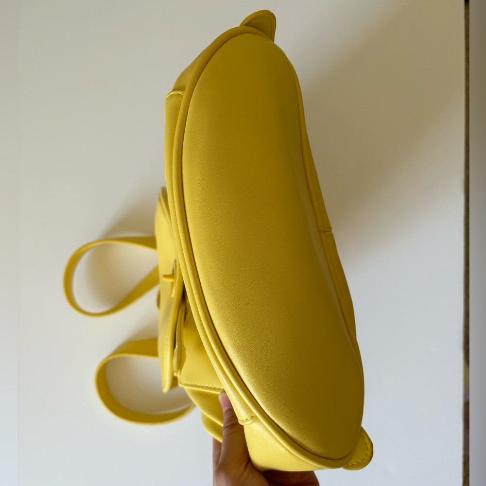 Urban Outfitters Mini Pleather Backpack in Yellow - Picture 7 of 12